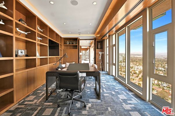 Home Office, Interior, Recessed Lighting
