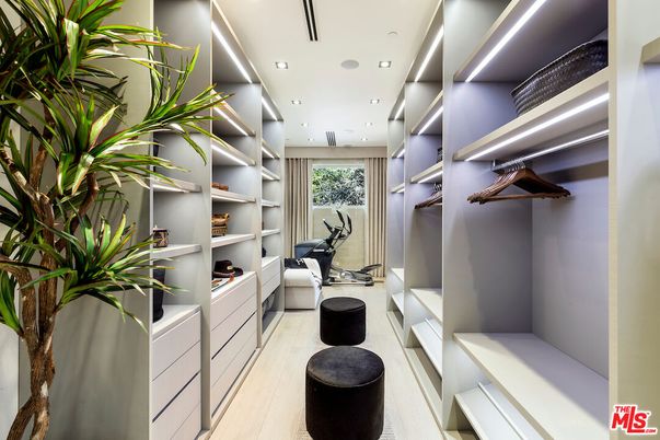 Interior, Recessed Lighting, Walk-in Closets, Wood Texture Flooring