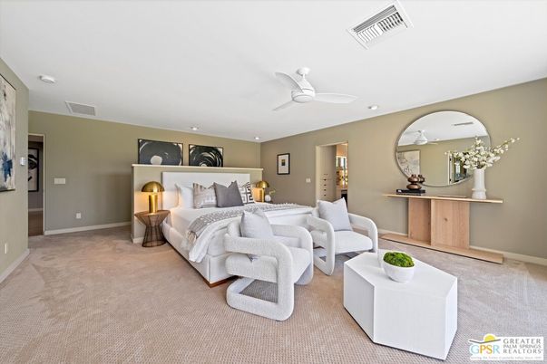 Bedroom, Interior, Recessed Lighting