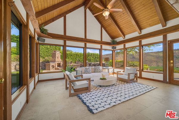 Fireplace, Interior, Living room, Sun Room, Wooden Beams, Wooden Ceilings