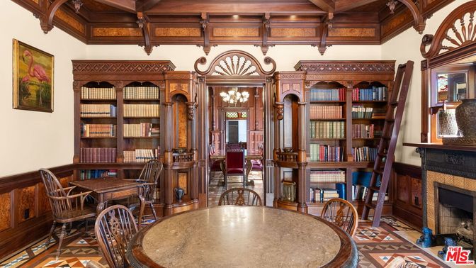 Dining room, Fireplace, Interior, Wooden Beams, Wooden Ceilings