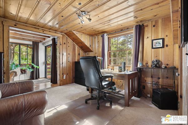 Home Office, Interior, Wooden Beams, Wooden Ceilings, Wooden Walls