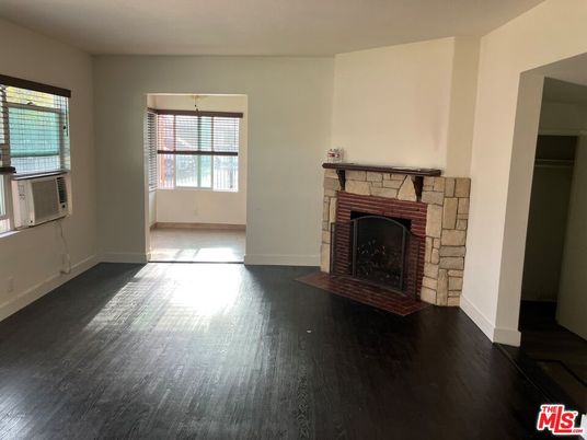 Empty room, Fireplace, Interior, Wood Texture Flooring