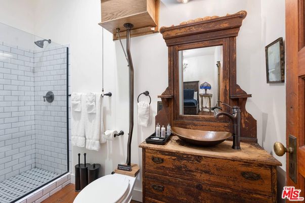 Bathroom, Interior, Wood Texture Flooring