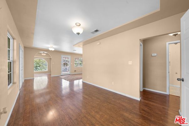 Empty room, Interior, Wood Texture Flooring