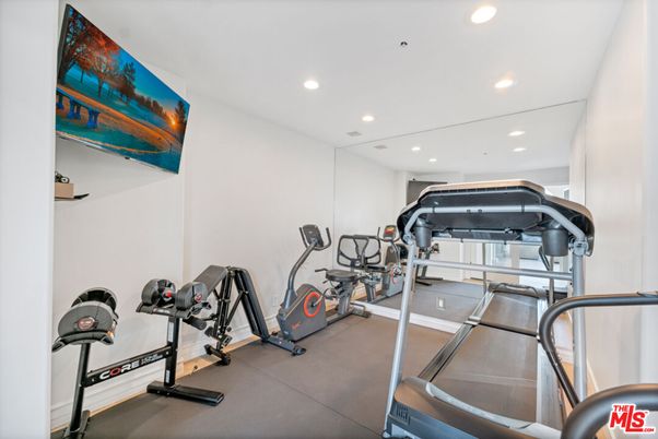 Fitness Equipment, Interior, Recessed Lighting