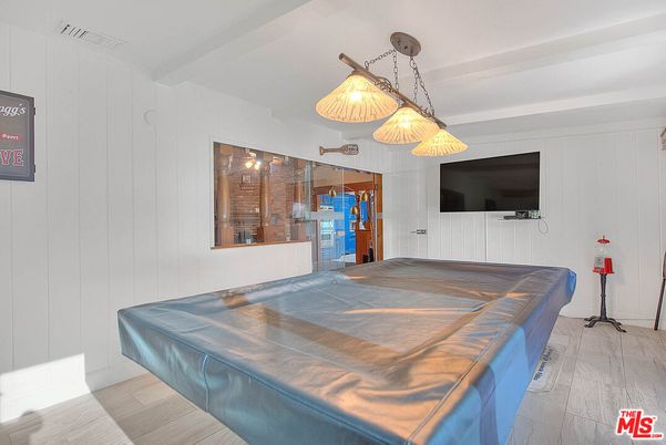 Billiard Table, Game Room, Interior, Pendant Lights