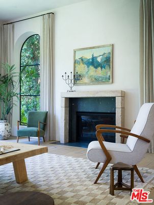 Fireplace, Interior, Wood Texture Flooring