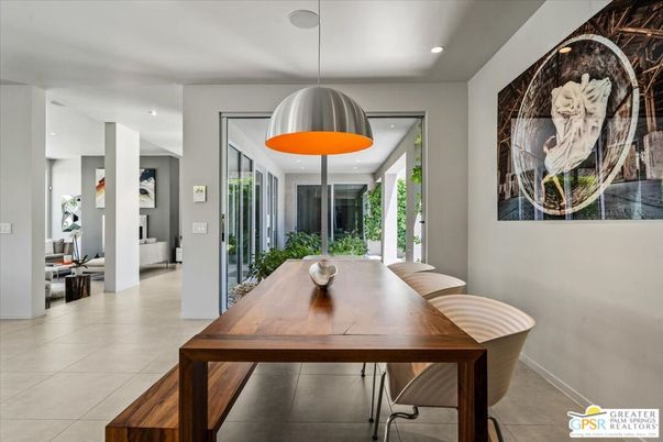 Dining room, Interior, Pendant Lights, Recessed Lighting