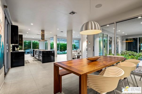 Dining room, Interior, Kitchen, Pendant Lights, Recessed Lighting