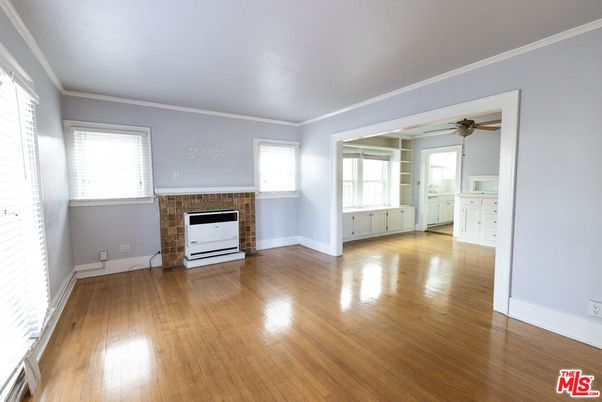 Empty room, Fireplace, Interior, Wood Texture Flooring