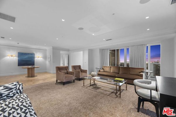 Interior, Living room, Recessed Lighting