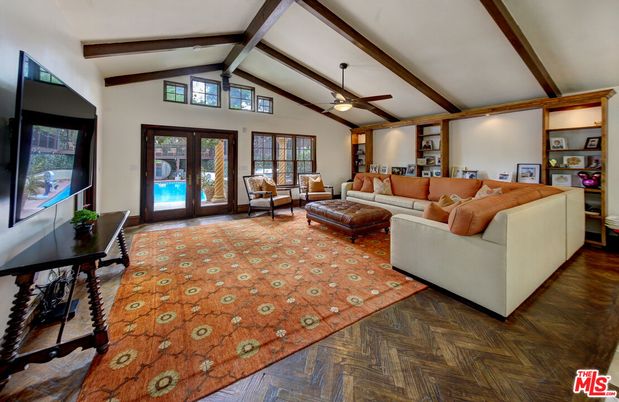Interior, Living room, Wooden Beams, Wood Texture Flooring