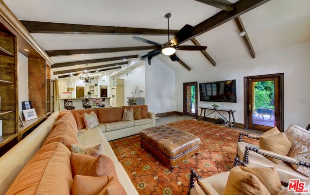 Chandelier, Dining room, Interior, Living room, Wooden Beams
