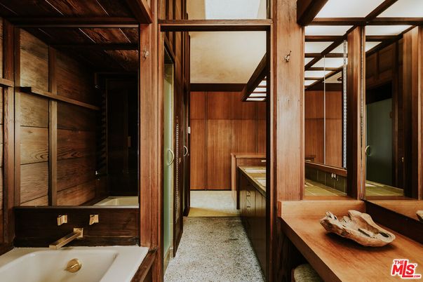 Bathroom, Interior, Wooden Walls