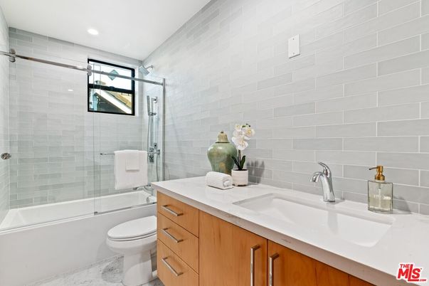 Bathroom, Glass Shower, Interior, Marble, Recessed Lighting