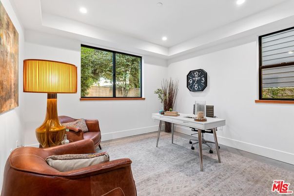 Home Office, Interior, Recessed Lighting