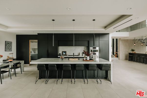 Dining room, Interior, Kitchen, Pendant Lights, Recessed Lighting, Stainless Steel Appliances