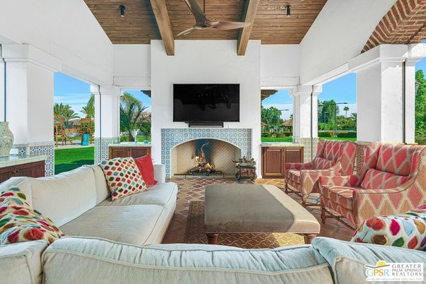 Exterior, Fireplace, Living room, Wooden Beams