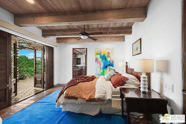 Bedroom, Interior, Wooden Beams, Wooden Ceilings