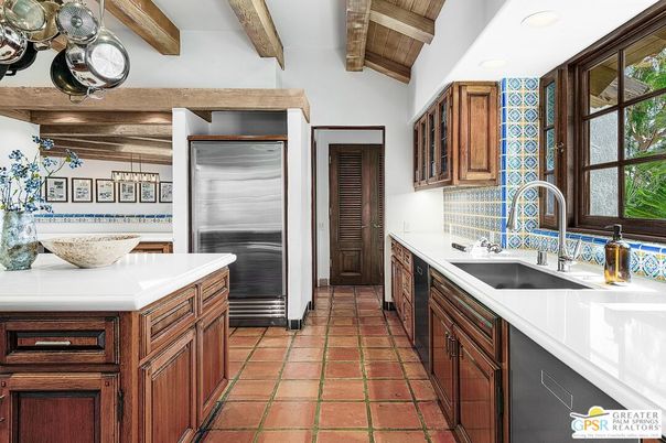 Interior, Kitchen, Stainless Steel Appliances, Wooden Beams