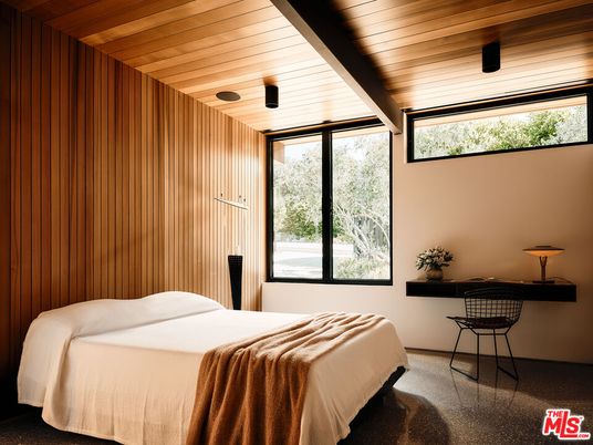 Bedroom, Interior, Wooden Ceilings, Wooden Walls