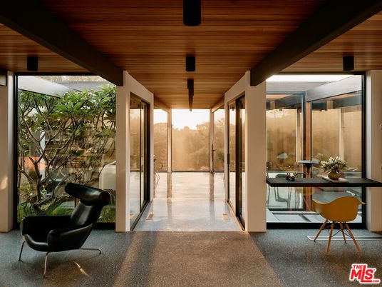 Home Office, Interior, Wooden Beams, Wooden Ceilings
