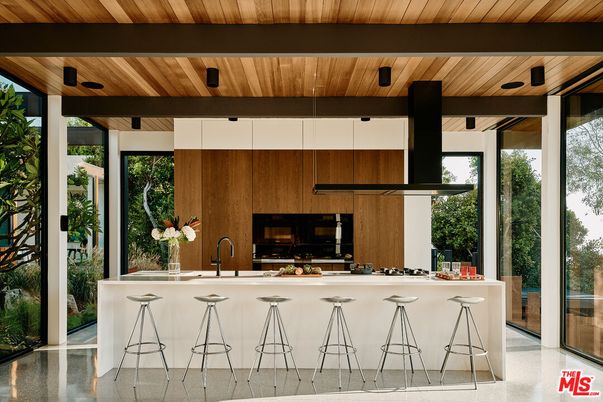 Interior, Kitchen, Pendant Lights, Recessed Lighting, Wooden Ceilings