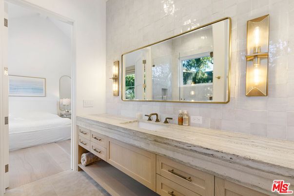 Bathroom, Bedroom, Dual Sink Vanities, Interior, Wood Texture Flooring