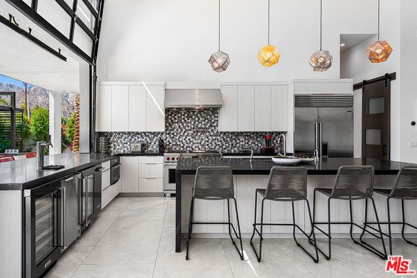 Interior, Kitchen, Pendant Lights, Stainless Steel Appliances
