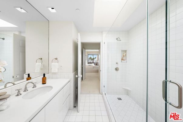 Bathroom, Dual Sink Vanities, Glass Shower, Interior