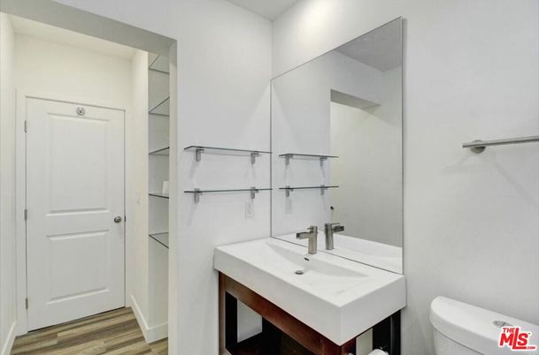 Bathroom, Interior, Wood Texture Flooring