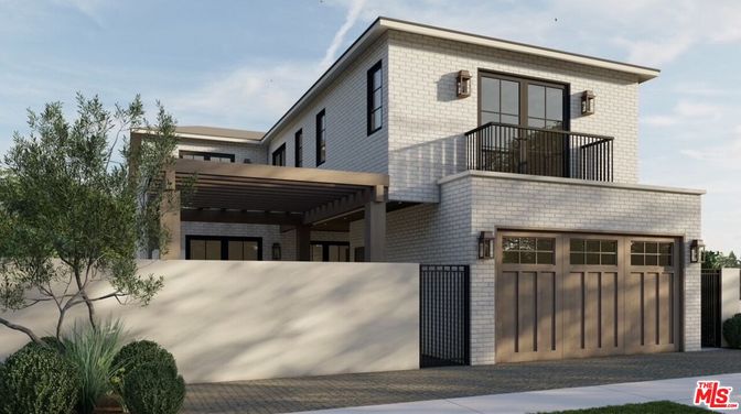 Attached, Exterior, Facade, Modern