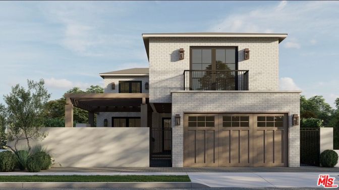 Attached, Exterior, Facade, Modern