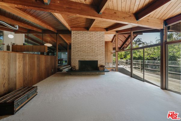 Fireplace, Interior, Stone Walls, Wooden Beams, Wooden Ceilings