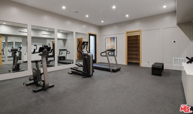 Fitness Equipment, Interior, Recessed Lighting