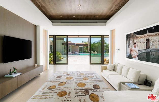 Interior, Living room, Recessed Lighting, Wooden Ceilings