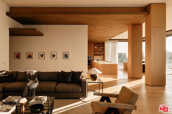 Interior, Living room, Recessed Lighting, Wooden Ceilings, Wood Texture Flooring