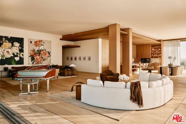 Interior, Living room, Wooden Beams, Wood Texture Flooring