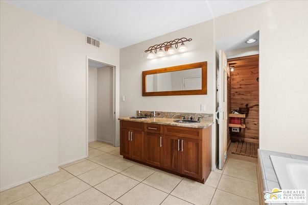 Bathroom, Dual Sink Vanities, Interior, Sauna Room