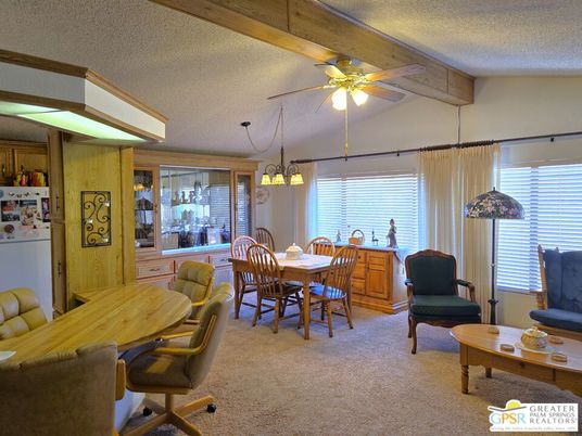 Dining room, Interior, Pendant Lights, Wooden Beams