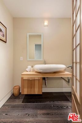 Bathroom, Interior, Wood Texture Flooring