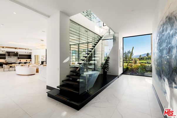 Interior, Kitchen, Living room, Marble, Pendant Lights, Recessed Lighting