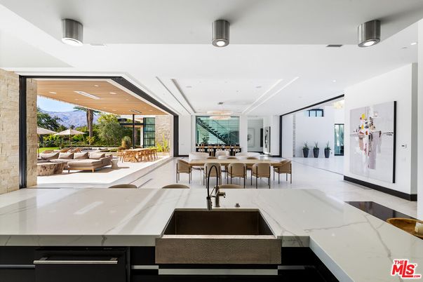 Dining room, Interior, Kitchen, Recessed Lighting, Wooden Ceilings