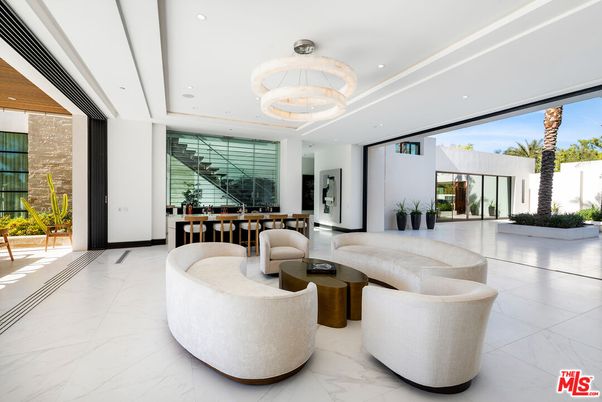 Interior, Living room, Marble, Pendant Lights, Recessed Lighting