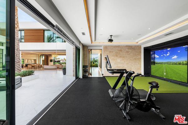 Fitness Equipment, Interior, Marble, Recessed Lighting