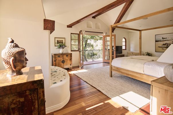 Bedroom, Interior, Wooden Beams, Wood Texture Flooring