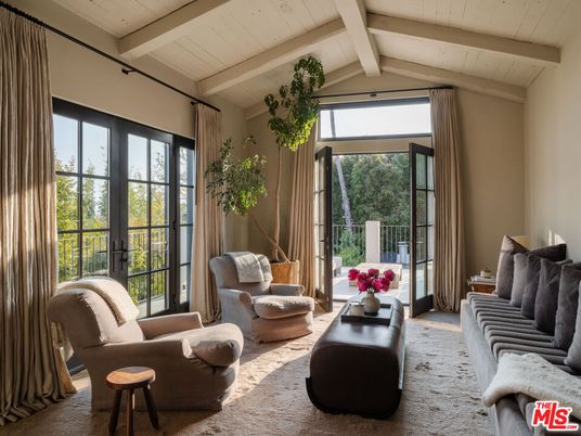 Interior, Living room, Wooden Beams