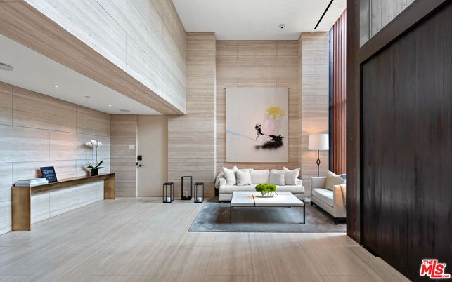 Interior, Living room, Recessed Lighting, Wood Texture Flooring, Wooden Walls