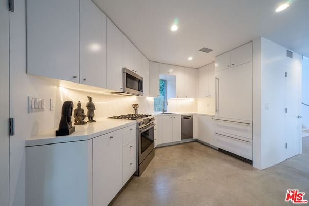 Interior, Kitchen, Recessed Lighting, Stainless Steel Appliances